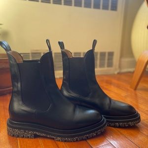 Dear Frances Tony Boots Contrast Speck Lug Sole 40